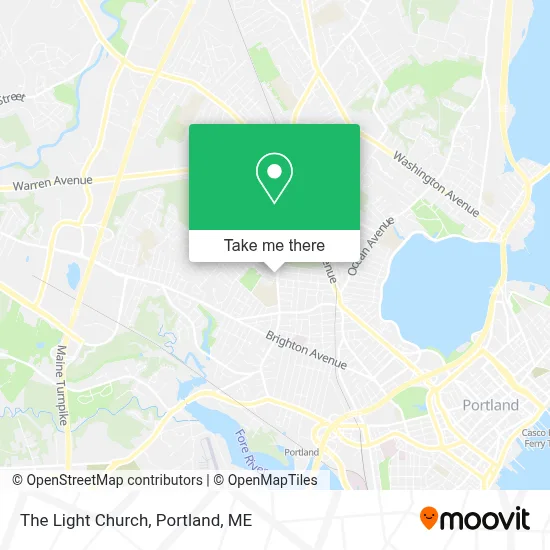 The Light Church map