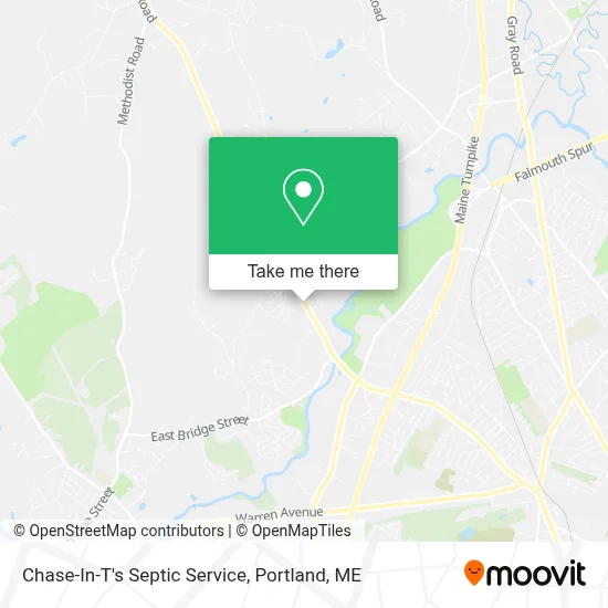 Chase-In-T's Septic Service map