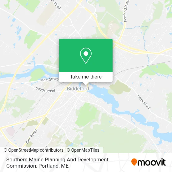 Southern Maine Planning And Development Commission map