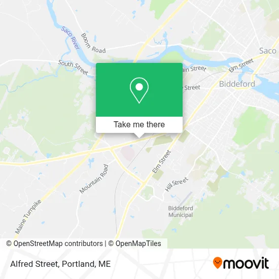Alfred Street map