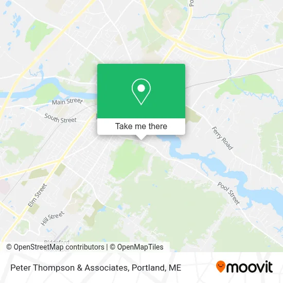 Peter Thompson & Associates map