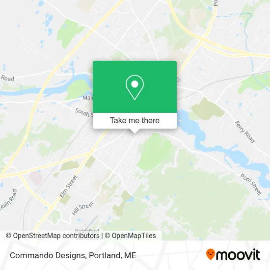 Commando Designs map