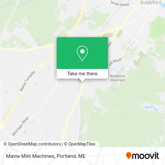 Maine Mini Machines map