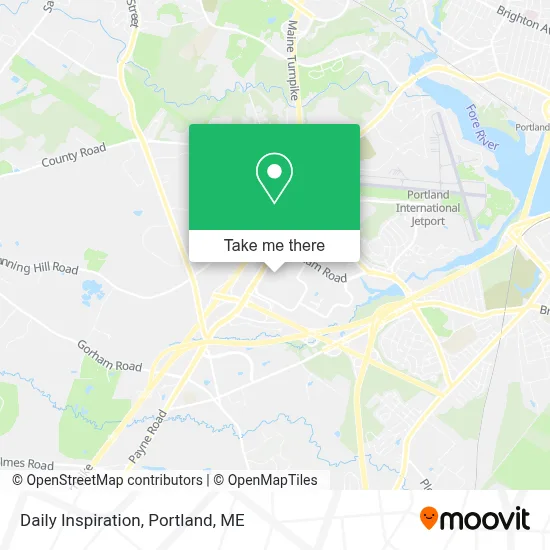 Daily Inspiration map