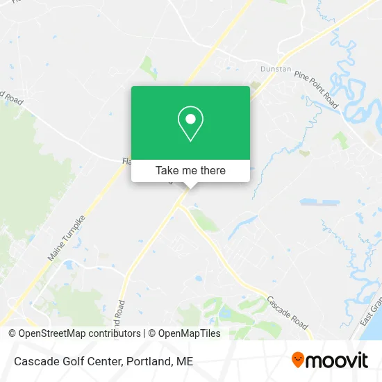 Cascade Golf Center map