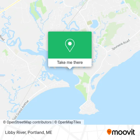 Libby River map
