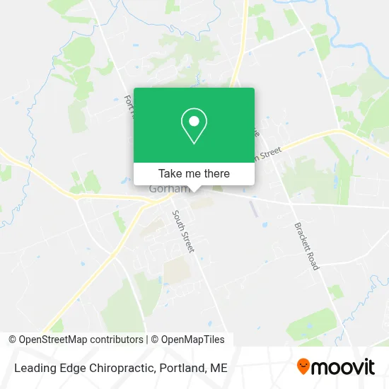 Leading Edge Chiropractic map