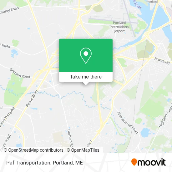 Paf Transportation map