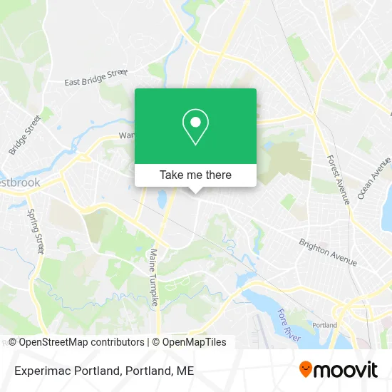 Experimac Portland map