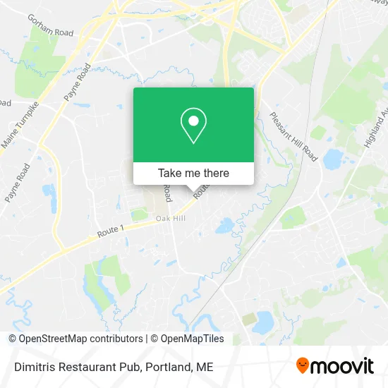 Dimitris Restaurant  Pub map