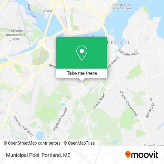 Municipal Pool map