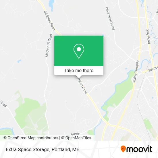 Extra Space Storage map