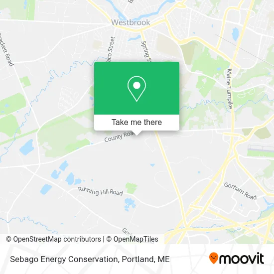 Sebago Energy Conservation map