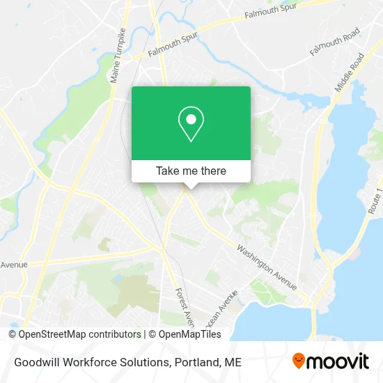 Goodwill Workforce Solutions map