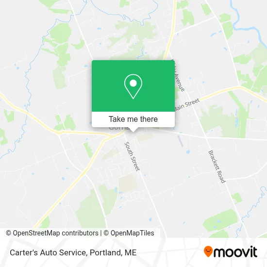 Carter's Auto Service map