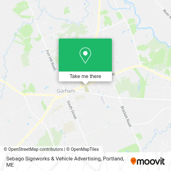 Sebago Signworks & Vehicle Advertising map