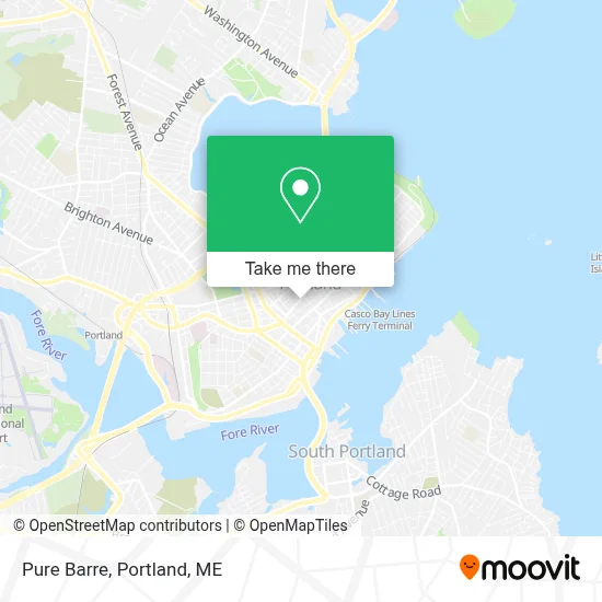 Pure Barre map