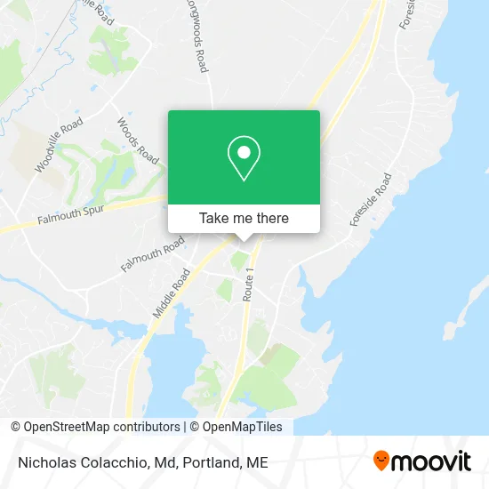 Nicholas Colacchio, Md map