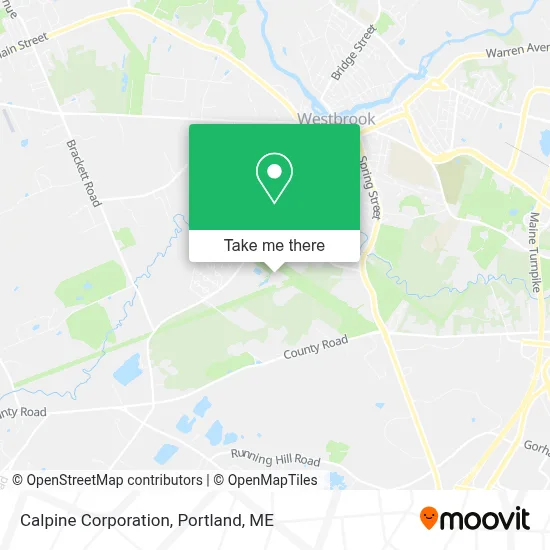 Calpine Corporation map