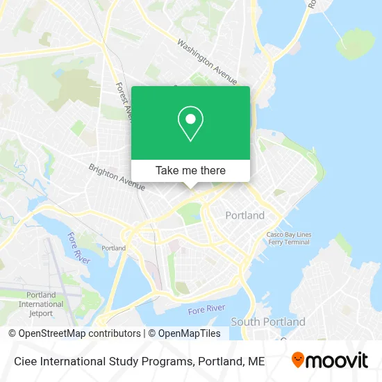 Ciee International Study Programs map