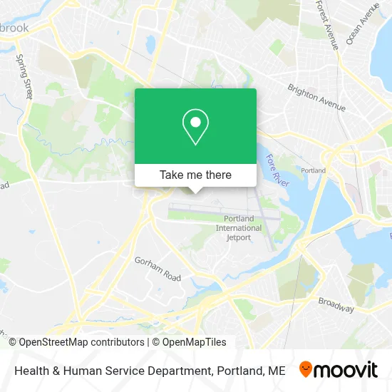 Health & Human Service Department map