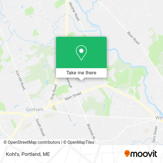 Kohl's map