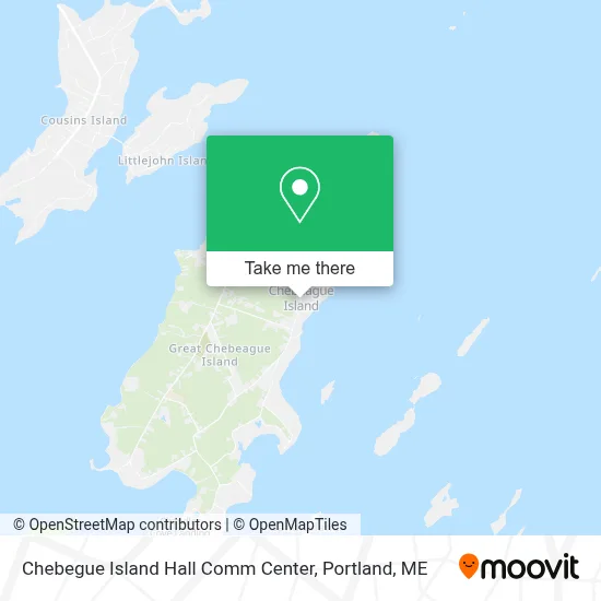 Chebegue Island Hall Comm Center map