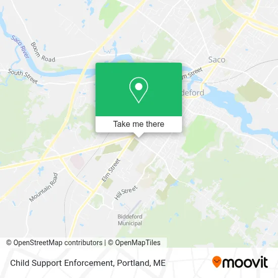 Child Support Enforcement map