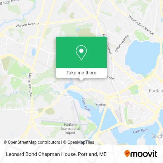 Leonard Bond Chapman House map