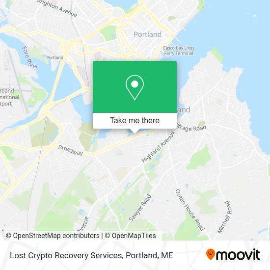 Lost Crypto Recovery Services map