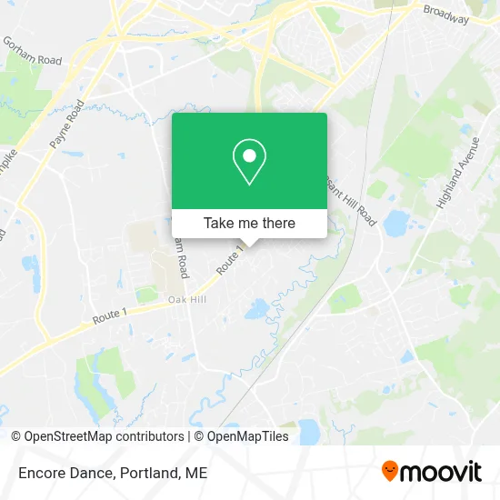 Encore Dance map