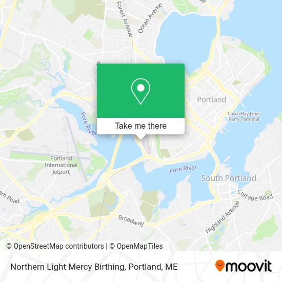 Northern Light Mercy Birthing map
