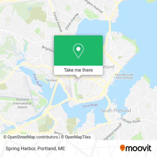 Spring Harbor map