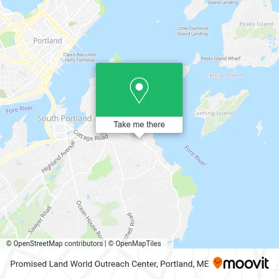 Promised Land World Outreach Center map
