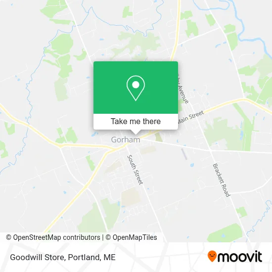 Goodwill Store map