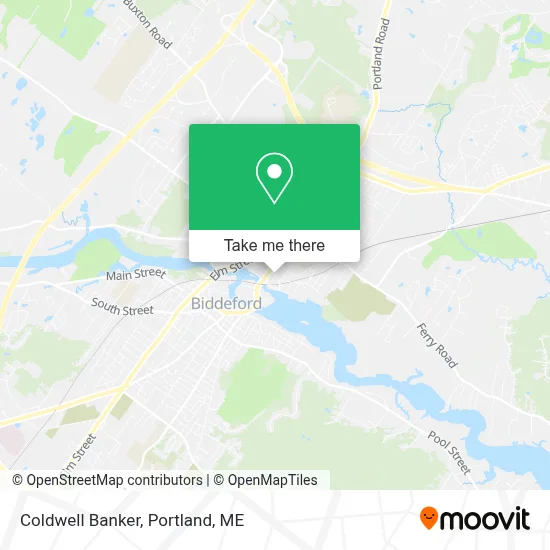 Coldwell Banker map