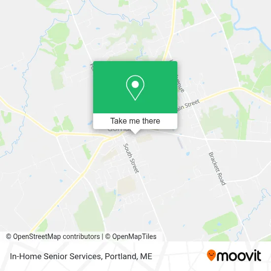 In-Home Senior Services map