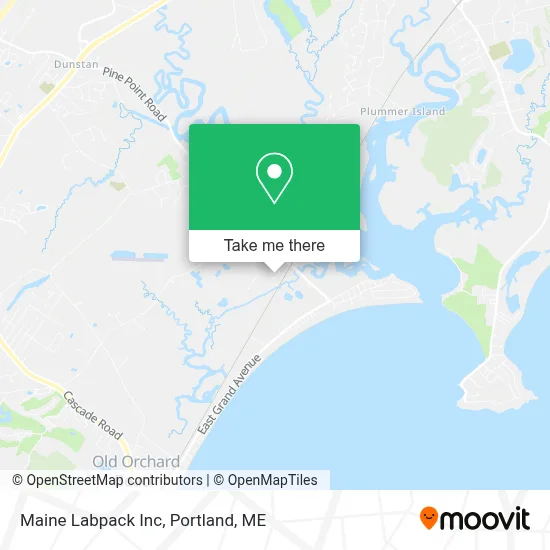Maine Labpack Inc map