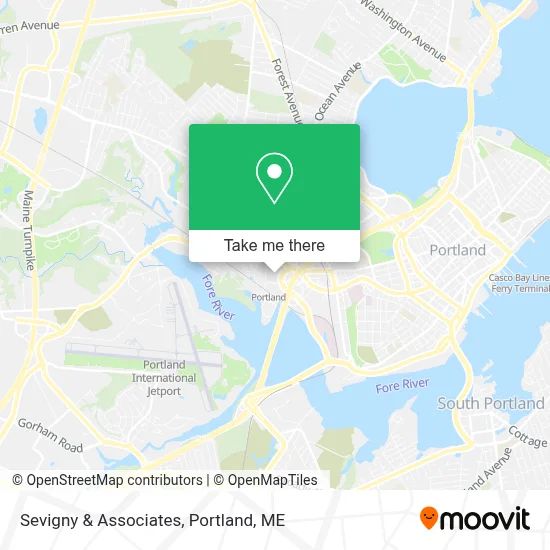 Sevigny & Associates map
