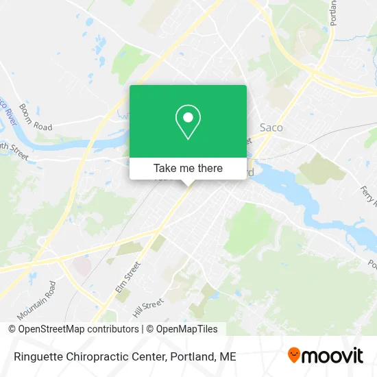 Ringuette Chiropractic Center map