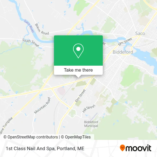 1st Class Nail And Spa map