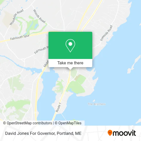 David Jones For Governor map