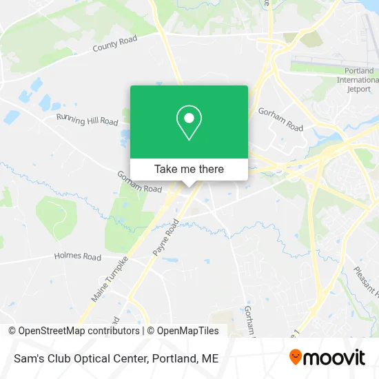 Sam's Club Optical Center map