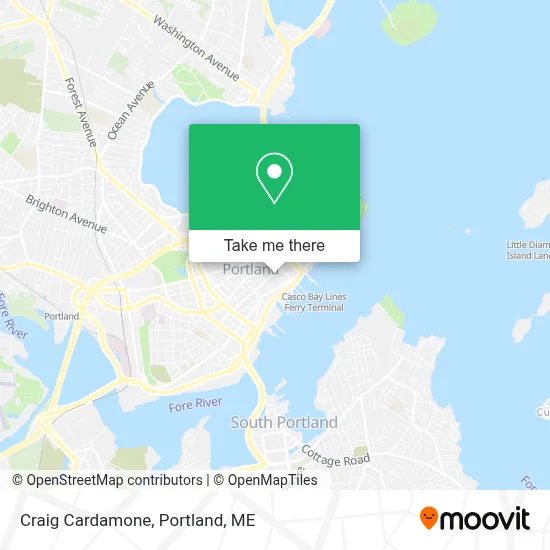 Craig Cardamone map