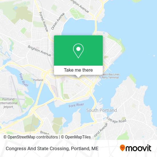 Congress And State Crossing map