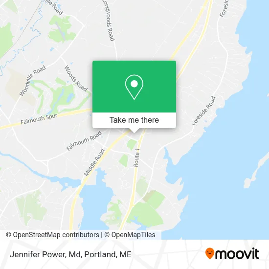 Jennifer Power, Md map