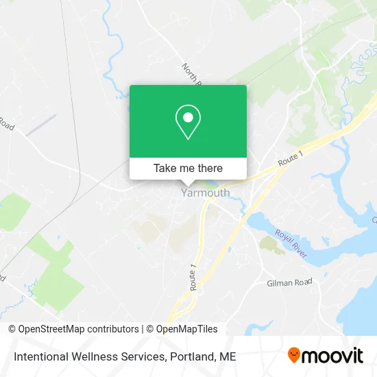Intentional Wellness Services map