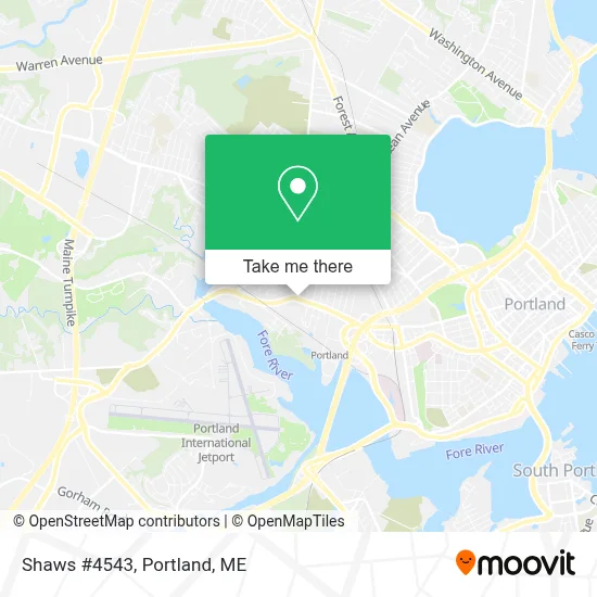 Shaws #4543 map
