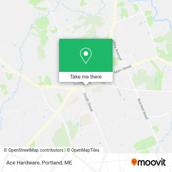 Ace Hardware map