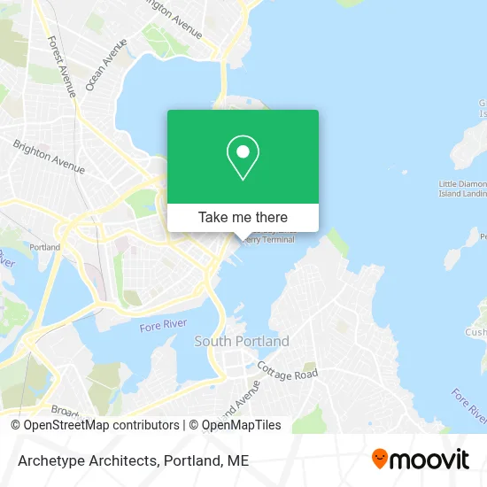 Archetype Architects map